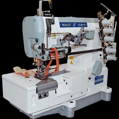 Máquina Galoneira, Bt, para Pregar Elástico+13 Itens+led 3 Agulhas, 5 Fios