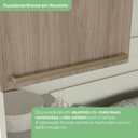 Ver imagem 6 de Mesa Cabeceira Modulado 1 Porta 241x40 Cm Seletto Areia Jequitiba Henn