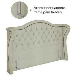 Cabeceira Queen 160 cm Monacc Linho SL 76 Peer - 6