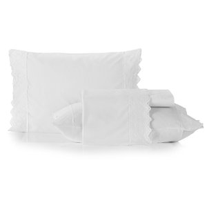 Jogo de Cama Casal 4 Peças Altenburg Provence Branco