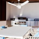 Ver imagem 3 de Ventilador de Teto Venti-delta New Comercial Economic 3 Pás Branco 220v