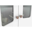 Ver imagem 3 de Quarto de Bebê Completo Confete 2 Peças (1 Guarda Roupa + 1 Cômoda) Qi66 Branco-jequitiba - Henn