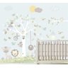 Papel De Parede Quarto Bebê Teen Infantil Zoo Adesivo Gg630 - 1