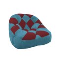 Ver imagem 2 de Kit 02 Poltrona Paloma Escritório Sala Pé Plástico Suede Azul Turquesa e Suede Vinho - Dominic Decor