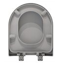 Ver imagem 5 de Assento Sanitário Carrara Deca Antracite Fosco Soft Close