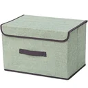 Ver imagem 1 de Caixa Gaveta Armazenamento Roupas Toalhas Roupa Interior 36x23x24 Cm