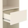 Conjunto de Escritório 2 Peças Smart Office Mesa e Armário Livreiro - Off White e Cedro - 7