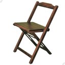 Ver imagem 2 de Conjunto Dobrável Prático Mesa Redonda Com 4 Cadeiras Imbuia