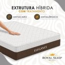 Ver imagem 5 de Cama Box com Colchão Casal Elegance Bipartido Molas Ensacadas Pillow Top Branco Royal 138cm