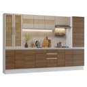 Ver imagem 3 de Armário de Cozinha Completa 100% Mdf 290 Cm Branco/rustic/crema Smart Madesa 01