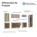 Ver imagem 5 de Armário de Cozinha Completa 100% Mdf 290 Cm Branco/rustic/crema Smart Madesa 01