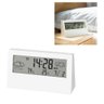 Relogio de Mesa Despertador Digital Multifuncao Tela Transparente Lcd Iluminada Sensor Clima - 2