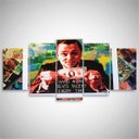 Ver imagem 2 de Quadro decorativo Hard Work Wall Street Mosaico 5 Peças