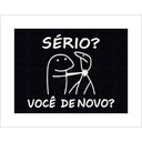 Ver imagem 1 de Tapete Capacho Flork Sério Você de Novo