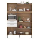 Ver imagem 3 de Kit Cozinha Andrey 6 Portas 2 Gavetas Amendola Branco