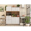 Ver imagem 6 de Kit Cozinha Andrey 6 Portas 2 Gavetas Amendola Branco