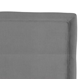 Cabeceira Orgânica Naturale Tecido Bouclê Premium - Cinza - 1,40 Casal - 4