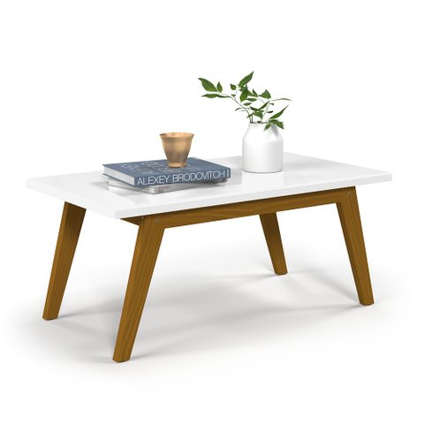 mesa de centro prism pes de madeira reforçada patrimar