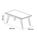 Ver imagem 3 de mesa de centro prism pes de madeira reforçada patrimar