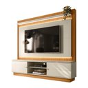 Ver imagem 4 de Painel Home TV Guararapes 191cm Nature Off White para Sala