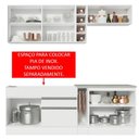 Ver mais imagens de Armário de Cozinha Completa 220cm Branco/Branco/Crema Parma Madesa 02