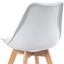 Ver imagem 7 de Kit 6 Cadeira Eames Eiffel Wood Leda Saarinen Design Mesa de Jantar Cozinha Escrivaninha