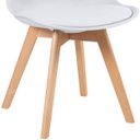 Ver mais imagens de Kit 6 Cadeira Eames Eiffel Wood Leda Saarinen Design Mesa de Jantar Cozinha Escrivaninha