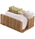 Ver imagem 1 de Porta Guardanapo e Sachê Claro Rattan 16 Cm - Mimo Style - Yk19226