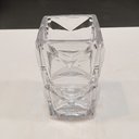 Ver imagem 4 de Vaso Decorativo de Cristal Transparente 13x7x7cm Enfeite Sala Mesa Estante