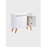 Aparador Buffet 90cm Mdf Branco Madri - On Móveis - 4