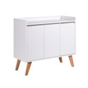 Ver imagem 6 de Aparador Buffet 90cm MDF Branco Madri - On Móveis