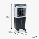 Ver imagem 5 de Climatizador de Ar Industrial Ultra 75 Litros Portátil 110v Evaporativo 3 Velocidades 150w Ultraar