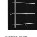 Ver imagem 5 de Porta de Alumínio Pivotante Lambri 215cm X 105 com Friso e Puxador de 80cm Lucasa Ideale