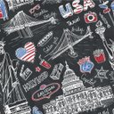 Ver imagem 1 de Papel de Parede Adesivo Vintage Quarto Jovem USA - N4604