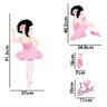Adesivo de Parede Bailarina Love Ballet Titulos Modelo 3 - 3