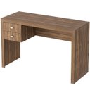 Ver imagem 6 de Mesa para Escritório Escrivaninha 2 Gavetas Nogal