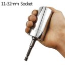 Ver imagem 2 de Jogo Kit Chave Soquete Universal Multifuncional + Adaptador de 11 a 32mm