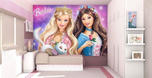 Jogo americano Barbie (Papel)