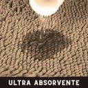 Ver imagem 3 de Tapete para Banheiro Bolinha Microfibra Absorvente Colors Bege