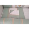 Kit Berço Americano Bordado Friends Safari 10 Peças Verde Erva Doce com Branco - 2