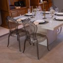 Ver imagem 1 de Cadeira de Jantar Acrilico Fume Princess 97x5cm X 52cm X 49cm