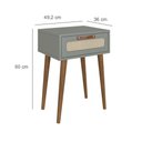 Ver imagem 4 de Mesa Cabeceira Retrô Verti