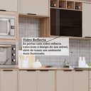 Ver imagem 6 de Cozinha Modulada Compacta 5 Peças com Espaço para Forno e Micro-ondas sem Tampo Aspen Luciane Móveis