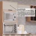 Ver imagem 3 de Cozinha Modulada Compacta 5 Peças com Espaço para Forno e Micro-ondas sem Tampo Aspen Luciane Móveis