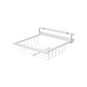 Lixeira Retratil Parede em Epoxi Branca 50x40