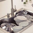 Ver imagem 6 de Cuba Tramontina Morgana 60 Fx de Sobrepor em Aço Inox 69x49 com Acessórios