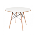 Ver imagem 3 de Kit Mesa Infantil Eames 60cm Branca e 2 Cadeiras Polipropileno (Rosa e Azul) Espaço Kids Colorido