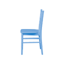 Ver imagem 4 de Kit Mesa Infantil Eames 60cm Branca e 2 Cadeiras Polipropileno (Rosa e Azul) Espaço Kids Colorido