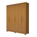 Ver mais imagens de Guarda-Roupa Casal Canadá 6 Portas 100% MDF - Linhamobília Cinamomo