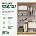 Ver imagem 6 de Guarda-Roupa Casal Canadá 6 Portas 100% MDF - Linhamobília Cinamomo